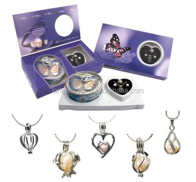 China Classic original real wish love pearls set classic original genuine love wish pearl earrings+ring gift set for sale