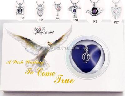 China Large Europe Christmas Gift Love Wish Pearl Necklace Bird Box Kit With Vary Matching Pendants for sale