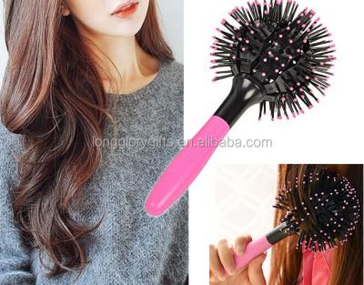 China Compact 3d Bomb Curl Brush, Spherical Comb Japan Lucky Bomb Curl Brush Full Around Hot Curling Styling Brush for sale