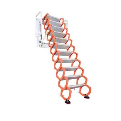 China Folding Ladders Aluminum Loft Staircase Attic Ladder Multifunctional Invisible Folding Ladder 6.56 -11ft Custom for sale