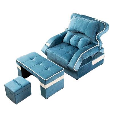 China Modern Luxury Durable Factory Salon Furniture Footstool Foot Massage Spa Pedicure Sofa Chair Wholesale Price for sale