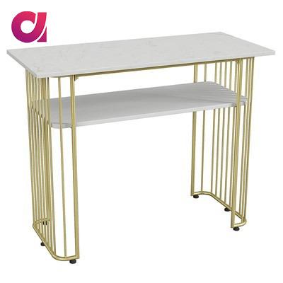 China Wholesale White Modern Factory Table Manicure Table Double With Fan Storage Drawer Vacuum High Quality for sale