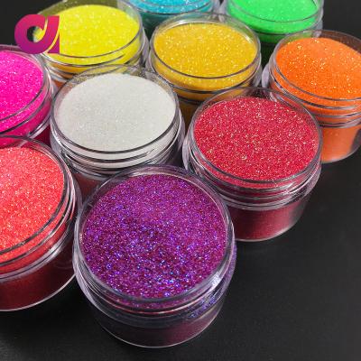 China Accept Custom Designs Wholesale Cosmetic Bulk Nail Art Nail Glitter Dust Iridescent Diamond Dust White Factory Makeup Glitter for sale