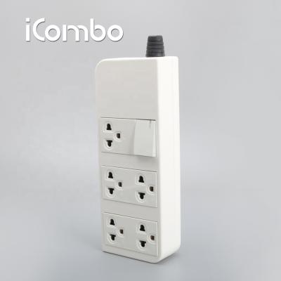 China Multifunction Modular Overload Protection iCombo Power Strip With 16a Plug for sale