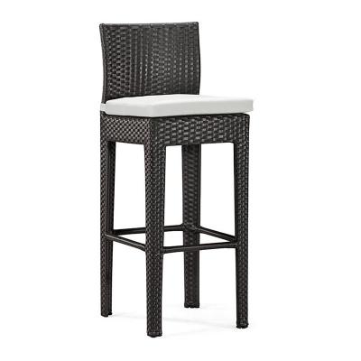 China New Design Modern Bar Furniture Rattan Outdoor Stool Wicker Bar Chairs High Patio Bar Stools for sale