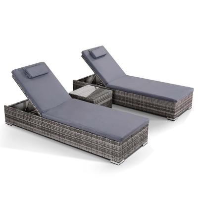 China Modern foldable comfortable hot sale rattan sofa aluminum sofa with cushion for hotel/villa for sale