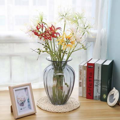 China ZERO touch hot direct real flower 2 fork factor office decoration sale home wedding artificial orchid for wedding party office home decoration for sale