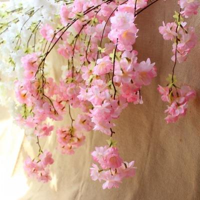 China Home Wedding Decoration YI With You Real Touch Cherry Wedding Decorative Silk ZERO Artificial Decoration Wholesale Hanging Cherry Artificial Flower For Home for sale