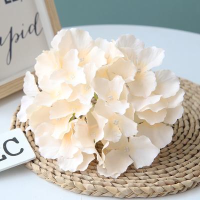 China Wholesale Flowers Hydrangea Fabric ZHUOOU Artificial Silk Flower For Wedding Home Decoration for sale