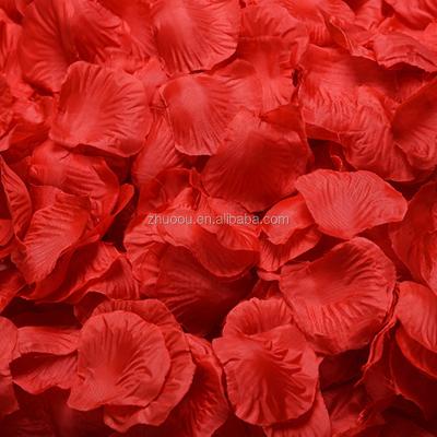 China Wholesale Colorful Artificial Rose Flower Petal For Wedding Decoration Factory Zero Decoration for sale