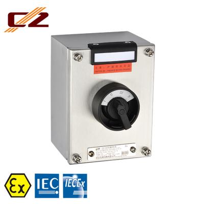 China Zone 1 and Zone 2 Stainless Steel ESD Push Button Explosion Proof Box for sale