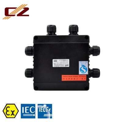 China Zone 0 IECEX and ATEX Certified Full Plastic 6 Way Electrical Terminal Block Explosion Proof Box for sale