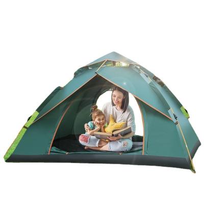 China Family Supplier Extended Type Double Layer Outside Automatic Camping Tent Easy-to-Put-Out Tent for sale