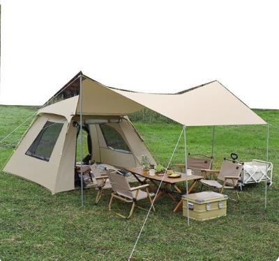 China Extended Type Portable Folding Automatic Tent Overnight Canopy Rainproof Camping Tent for sale