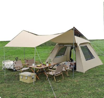 China Extended Type Double Layer Outside Tent Supplier Family Easy-to-Put-Out Automatic Camping Tent for sale