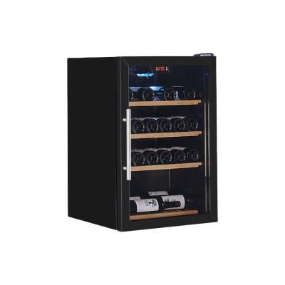 China Hot-selling outdoor 133L \ 52 bottles of household independent is a display wine cabinet refrigerator in 2021 for sale