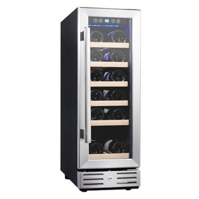 China Hot-selling Non-seam door wine cooler, wine fridge, 70 liter electric wine cooler for sale in 2021 for sale