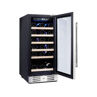 China Brand New Non-seamless Door Wine Cooler 90L\31 Bottle Original Luxury Single Zone Wine Cooler for sale