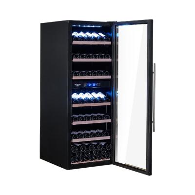 China Outdoor Luxury Cooler Commercial Wine Cooler Refrigerator 146 Free Bottles / Home Wine Fridge Large for sale