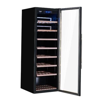 China Outdoor 490L\190 Bottles High End Electronic Single Zone Wine Cooler Refrigerated Single Constant Temperature And Humidity for sale