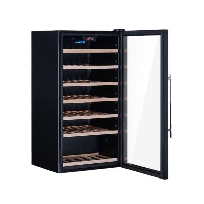 China 190I outdoor can put 78 bottles of wine cooler in single temperature zone for direct cooling for sale