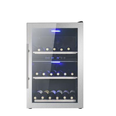 China New Hot-selling manufacturer's new high-end small thermostat 133L wine cooler with LED display appliances wine cooler for sale