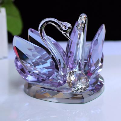 China LCKL-W5611 Europe Hot Selling Crystal Swan For Business Gift for sale