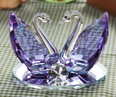 China LCKL-W5612 Europe Hot Selling Crystal Swan for Business Gift for sale