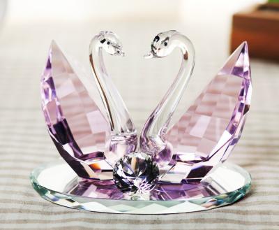 China LCKL-W5613 Europe Hot Selling Crystal Swan for Business Gift for sale