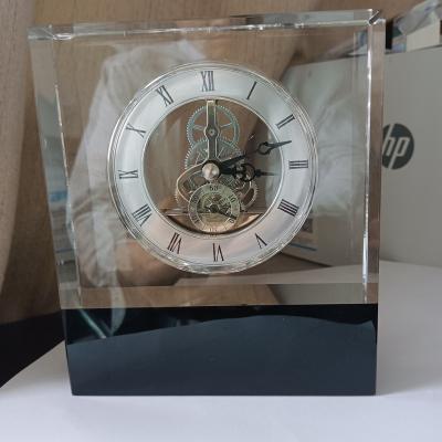 China Europe Hot Selling Crystal Clock LCKL-D9854 For Business Gift for sale