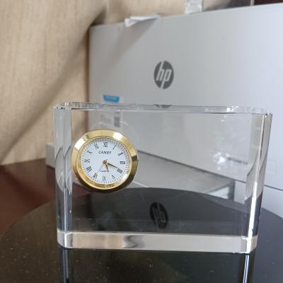 China Europe Hot Selling Crystal Clock LCKL-A6312 For Business Gift for sale