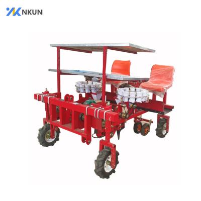 China Automatic Farms Tractor Mounted 6 Rows Vegetable Transplanter for sale