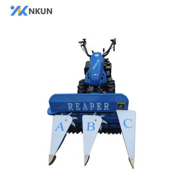 China Multifunctional Mini Hand Wheat Harvester Plants Shorter Multicrop Harvester For Sale for sale