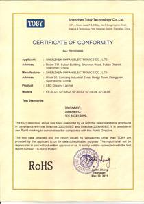 RoHS - Xiamen Hipie Industrial Co.,Ltd