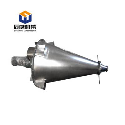 China Powder Double Auger Lifting Conical Baldes Mixer For Fertilizer Ribbon Mixer for sale