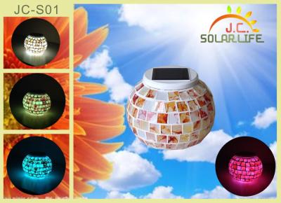 China Color Changing Solar LED Emergency Light Solar Powered Night Light For KTV / Hotel for sale