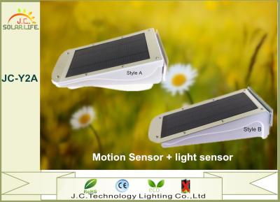 China Rechargeable IP65 3W Solar Powered Led Security Motion Detector Outdoor Light for sale