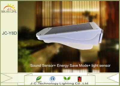 China Sound Sensor Solar Motion Detector Lights / Floodlight With Monocrystalline Silicon Panel for sale