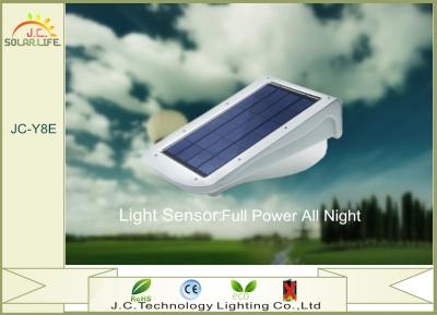 China Energy Saving Household Silver Solar Powered Motion Detector Outdoor Lights 15LM - 20LM for sale