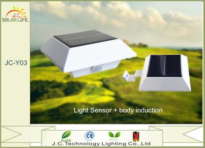 China Square IP44 150LM Outdoor Solar Led Motion Sensor Light For Garden / Park for sale