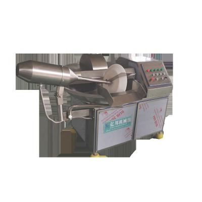 China Meat Processing Industry High Efficiency Mini Stainless Steel Chopper Fruit Vegetable Cleaver Meat Bowl Cutter Sausage Cleaver Mixer Machine for sale