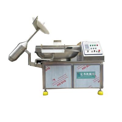 China Commercial YiBang Stainless Steel Sausage Meat Cleaver Bowl Cutter High Quality Meat Processing Industry Bowl Cutter Mixer Cleaver for sale