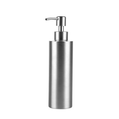 China Double Soap Dispenser Stainless Steel Liquid Soap Dispenser Lotion Bottle For Bathroom for sale