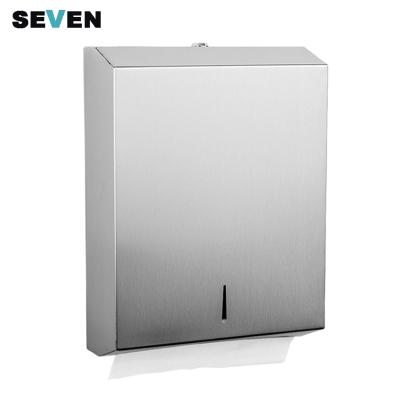 China Modern Wall Mounted Stainless Steel Toilet Paper Dispenser Tissue Paper Holder Tissue Box for sale