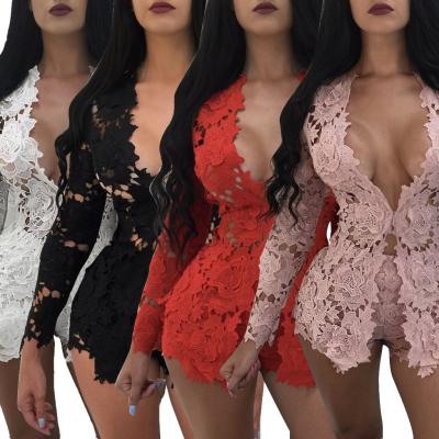 China Breathable Women's Sexy Sleeve Long Two Piece Suits V Neck Lace Floral Blazer Open Front Cardigan Jacket And Bodycon Shorts Pants Set for sale