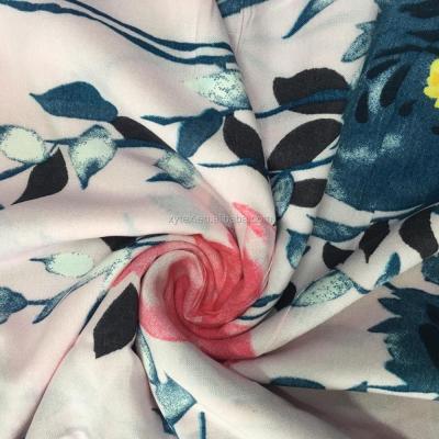 China Plain Wholesale Cheap 100% Printed Viscose Spun Rayon Fabric for sale