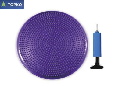 China Custom Durable PVC Wobble Balance Cushion With Pump / Air Stability Disc for sale