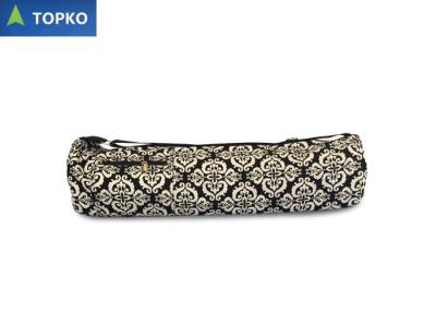 China TOPKO New design Cotton material Yoga Mat Bag Custom Printed logo fits all specifications mat for sale