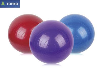 China Custom Label Extra Thick 55mm , 65mm Yoga Exercise Ball , Body Fit Stability Ball for sale