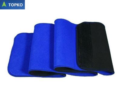 China Blue Exercise Fitness Accessories Weight Loss Neoprene Waist Trimmer Belt for sale